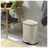 Sainsbury's Home rectangular pedal bin natural 5 litre, UK version