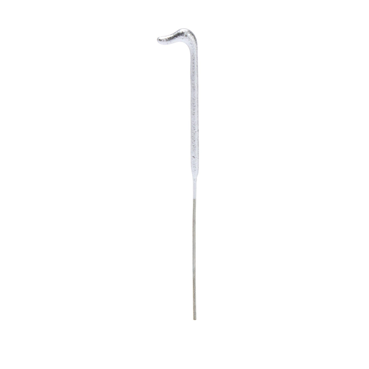 Sainsbury's silver number 1 cake sparkler candle 17cm (British brand)