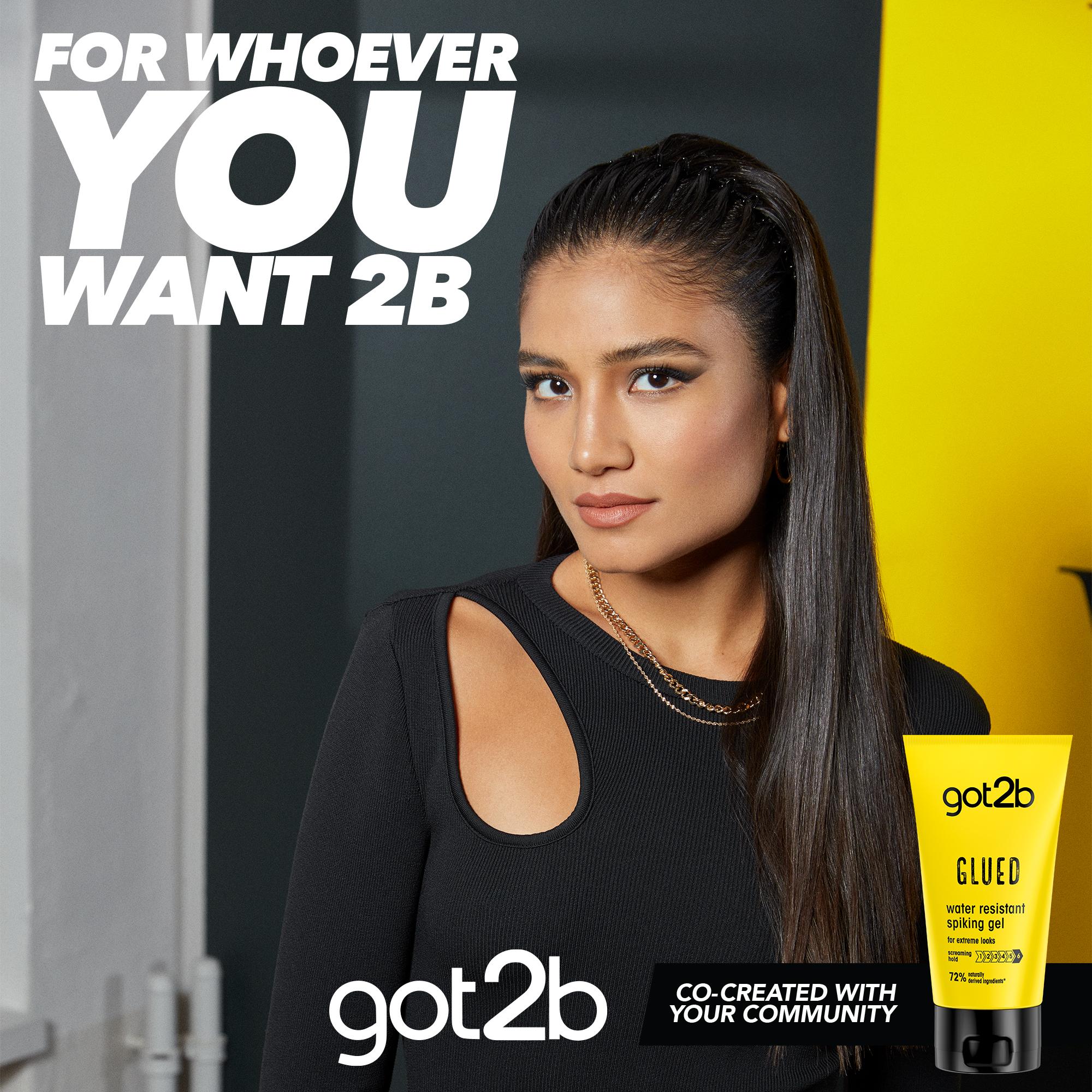 got2b water resistant spiking hair gel 150ml - British product