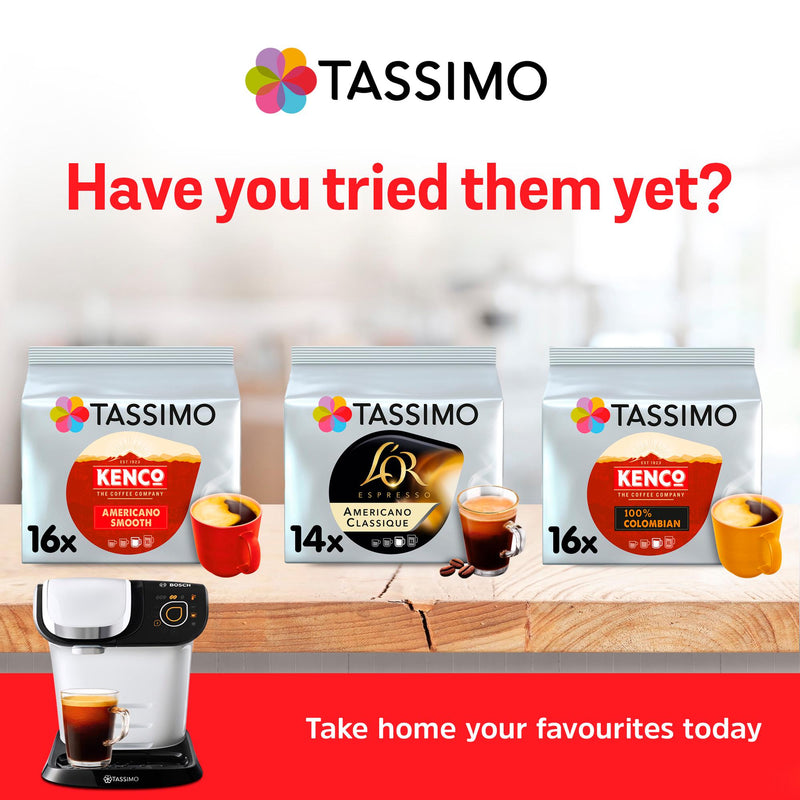 Tassimo Kenco Americano Decaff coffee pods 16 pack, UK version