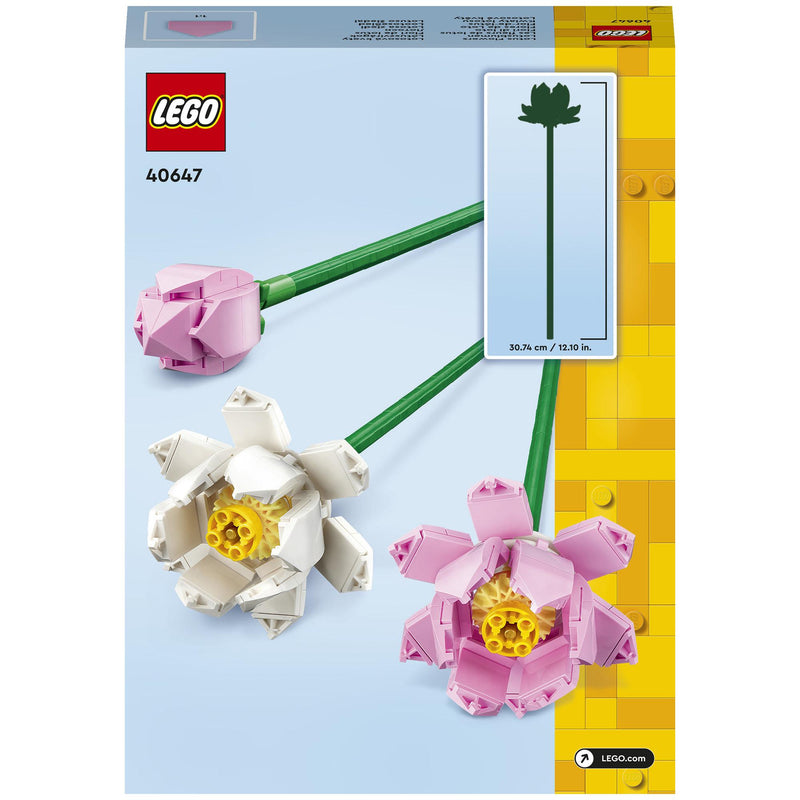 LEGO Botanicals Lotus Flowers building set 220 pieces (British brand)