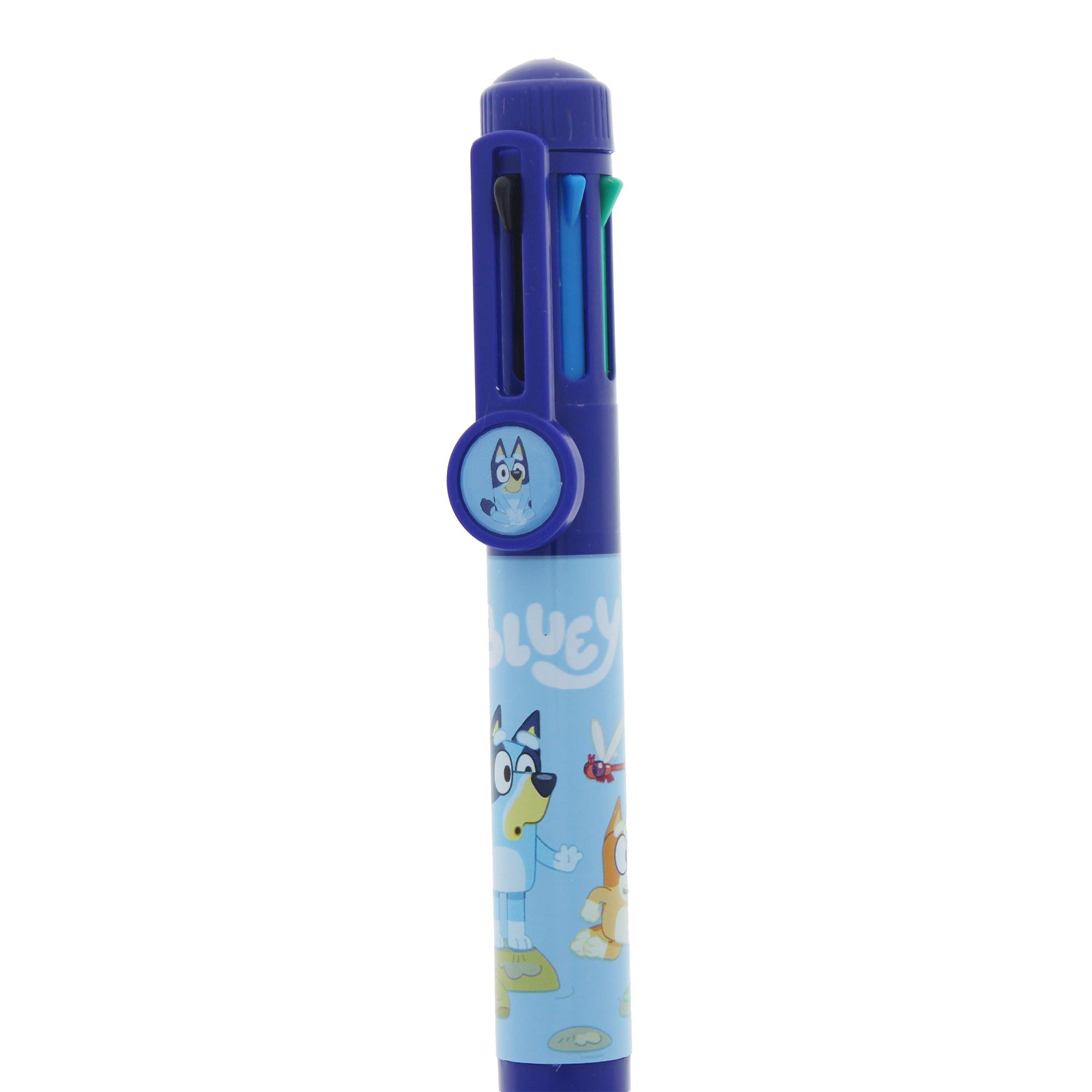 Bluey multi colour pen with 8 colours, UK version