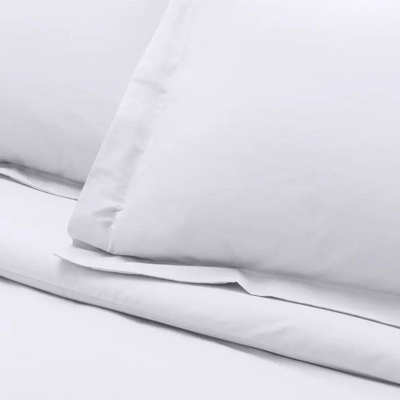 Habitat Egyptian cotton bedding set solid white, imported from the UK