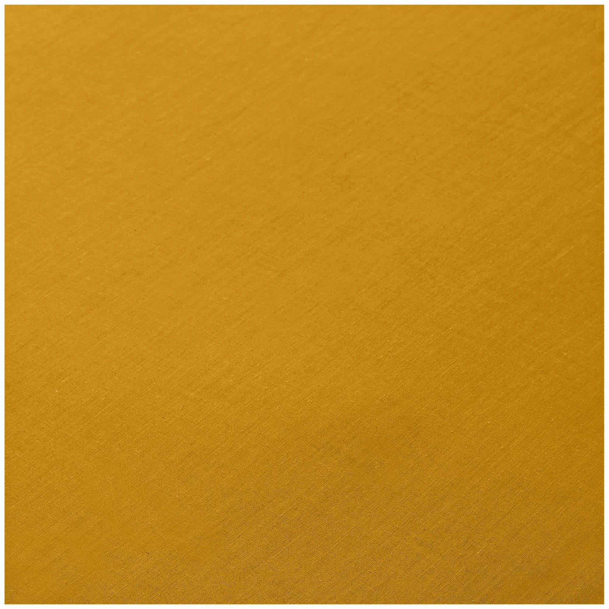 Habitat cotton rich fitted sheet mustard plain, UK version