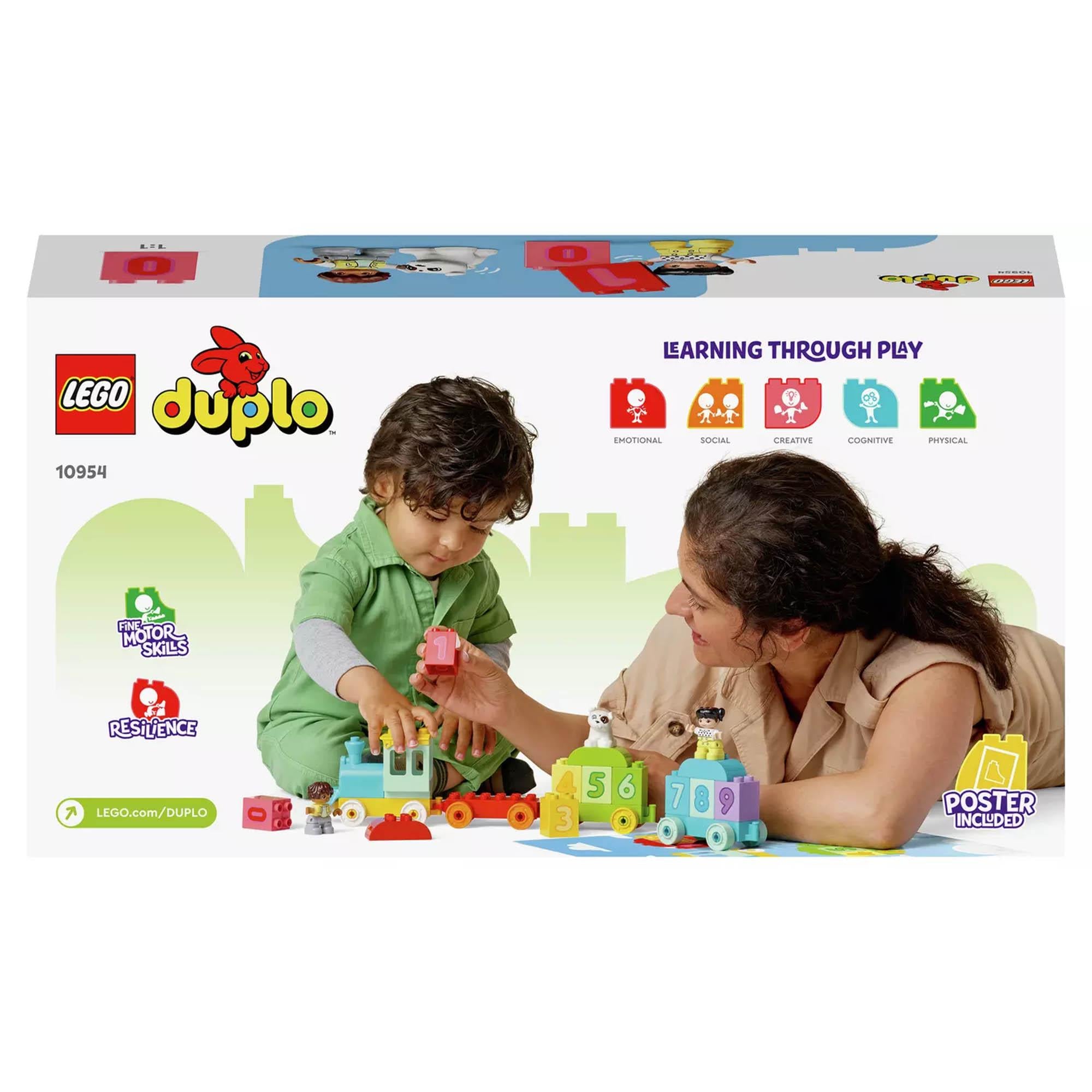 LEGO Duplo Number Train 10954 toddler toy, imported from the UK