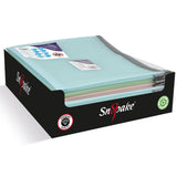Snopake pastel blue mesh storage bag A4, imported from the UK