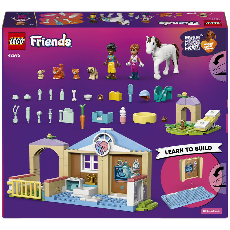 LEGO Friends animal vet clinic playset 141 pieces - British product