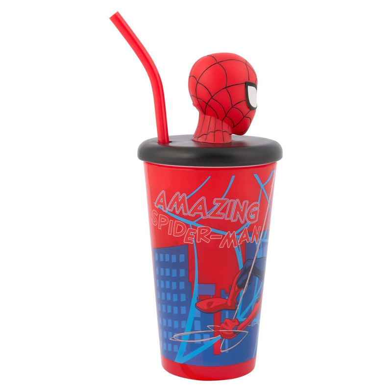 Disney Spiderman 3D Head Tumbler 444ml - British product