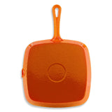 Habitat cast iron griddle pan orange 23cm, UK version