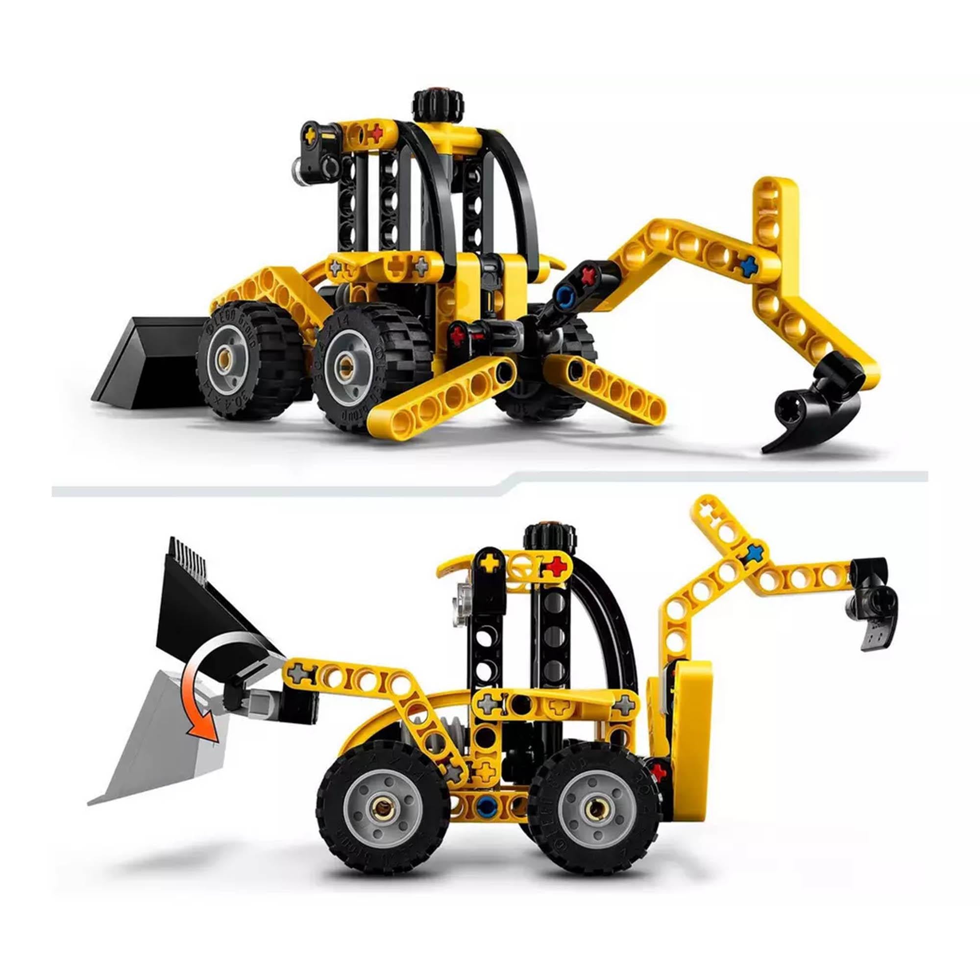 LEGO Technic Backhoe Loader Building Kit 104 pieces, UK version