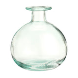 Habitat Bud Vase Green Recycled Glass 12cm Height, UK version