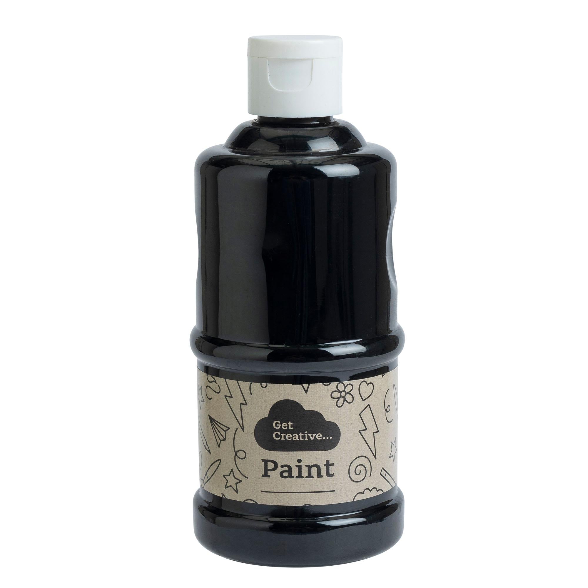 Get Creative black paint 300ml bottle, UK version