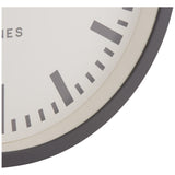 Jones wall clock grey 27cm, imported from the UK