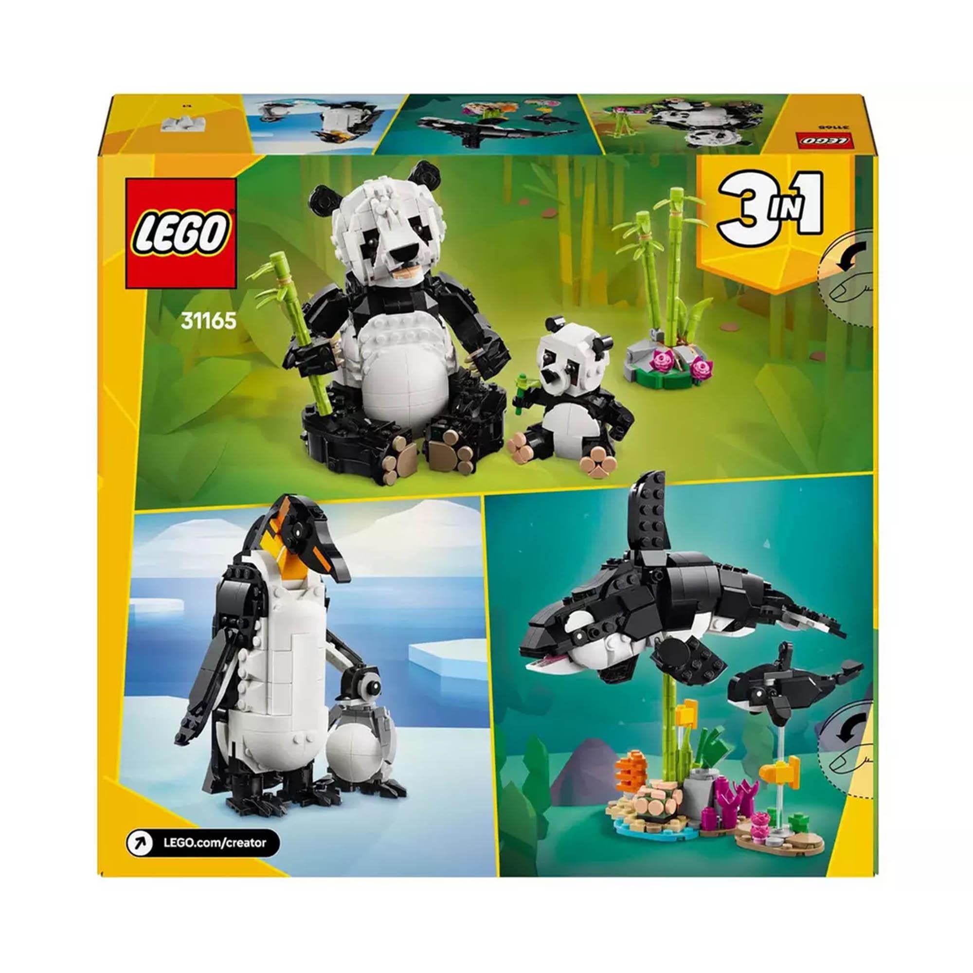 LEGO Creator Wild Animals Panda Family 626 Pieces, UK version