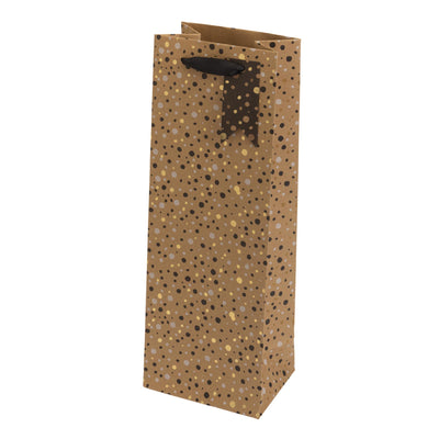 Sainsburys Sainsbury's Home Kraft Spot Bottle Gift Bag For Champagne Prosecco Wine- Buy online at McGrocer
