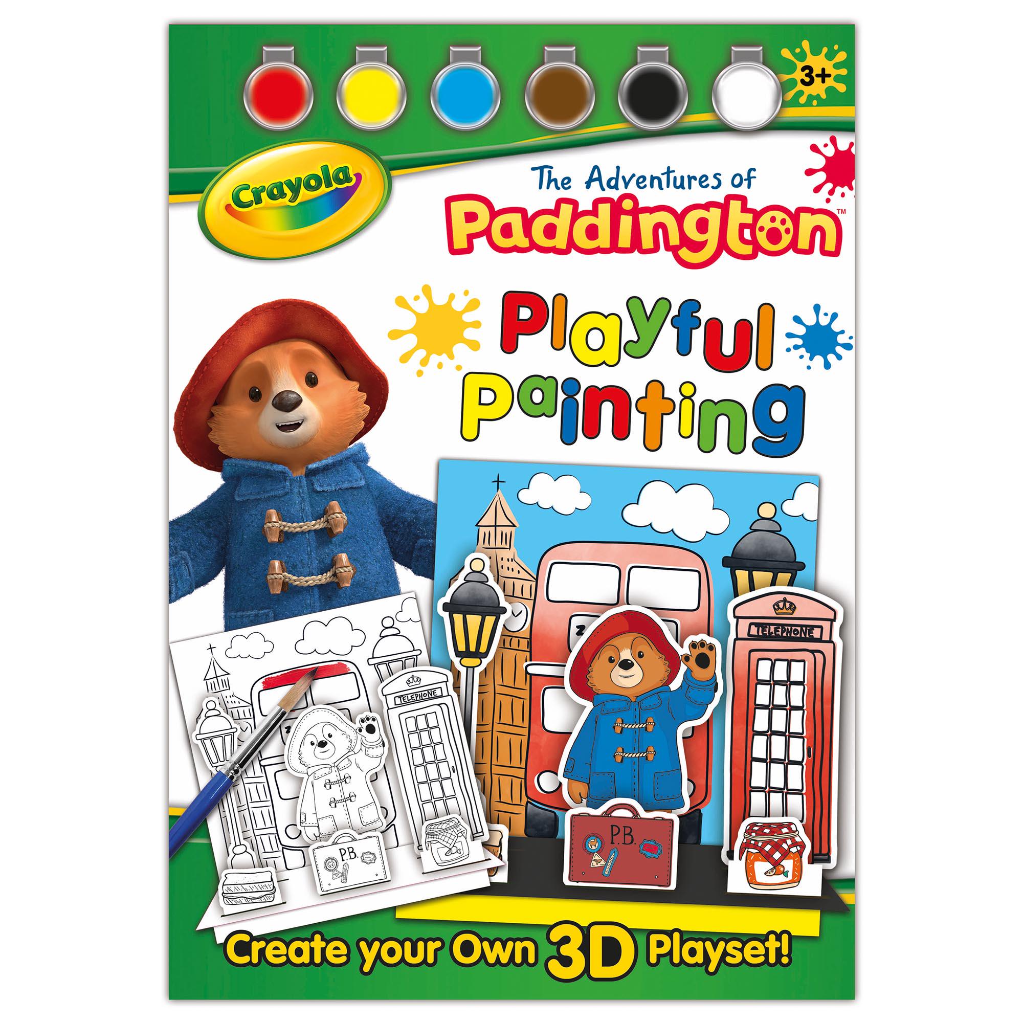 Crayola Paddington Playful Painting 3D Playset Childrens Art Kit - British product