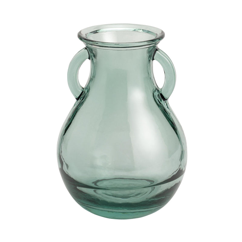 Habitat small handled clear glass vase for flowers, UK version