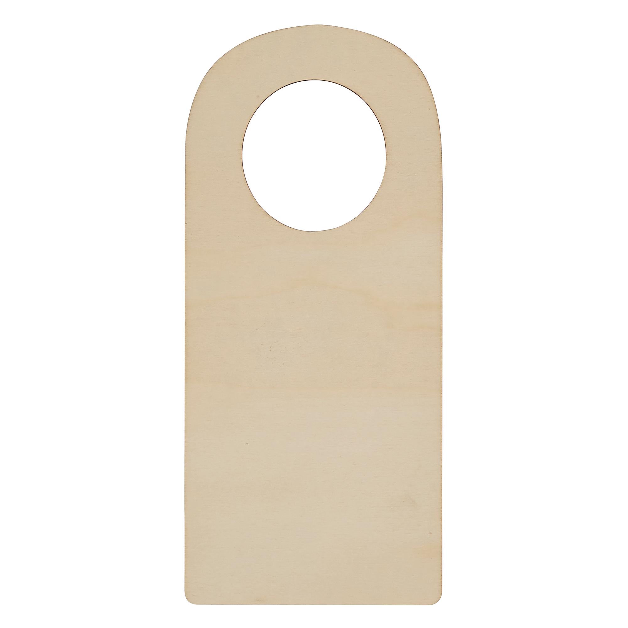 Get Creative wooden door hanger personalisation craft item , UK version