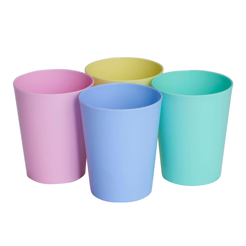 Sainsbury's pastel plastic tumblers set of 4, imported from the UK