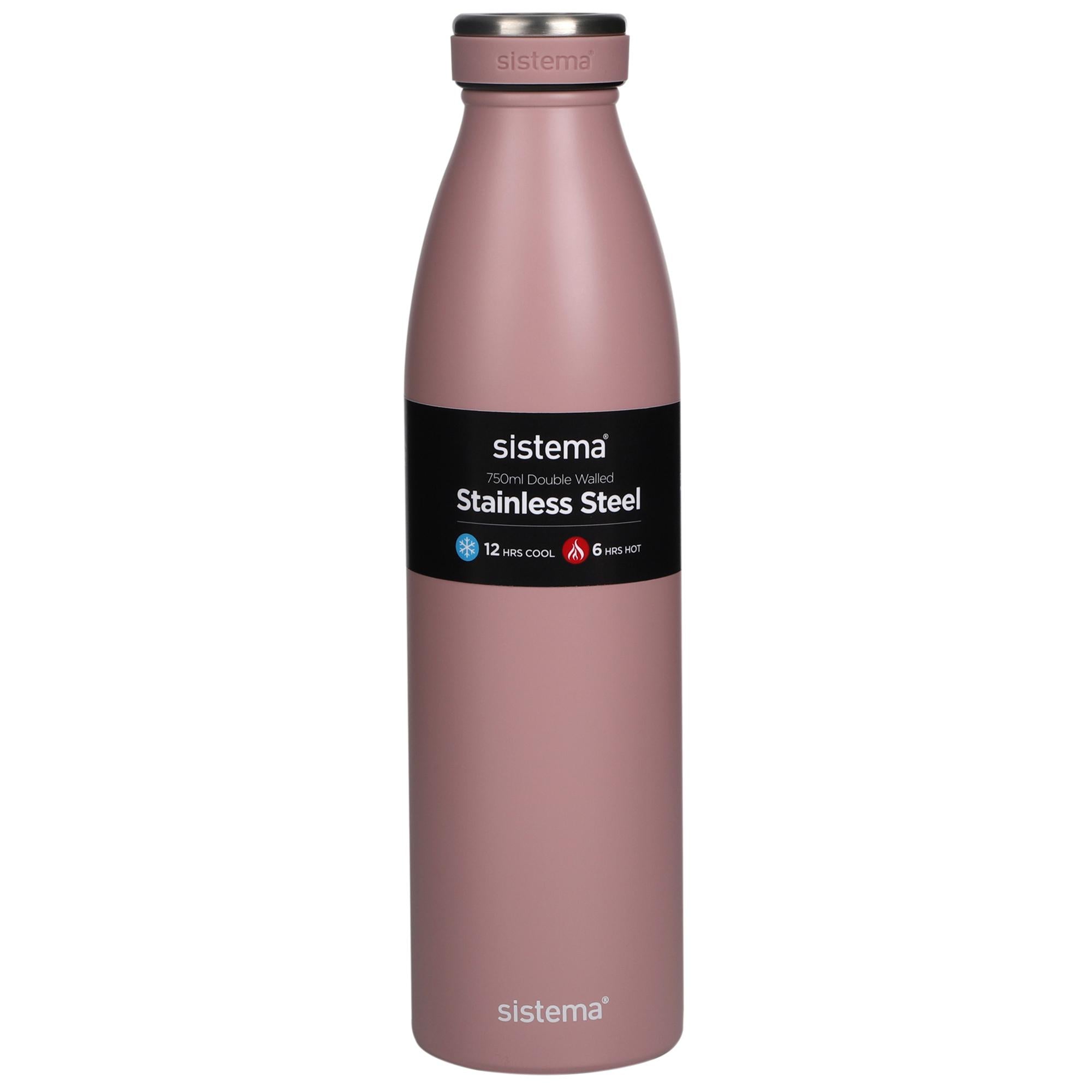 Sistema Hydrate stainless steel bottle multicolour 750ml (British brand)
