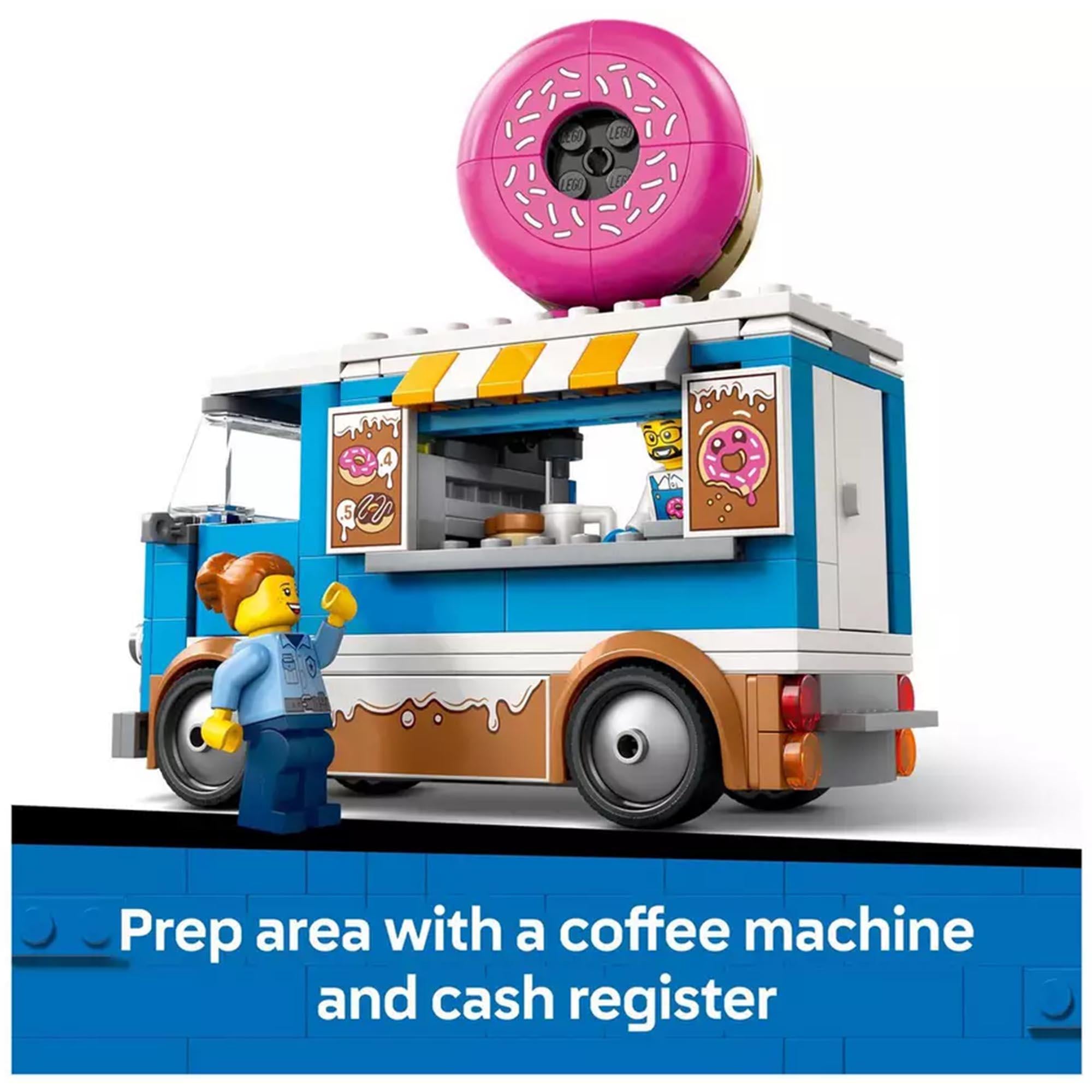 LEGO city doughnut truck 60452 set, UK version