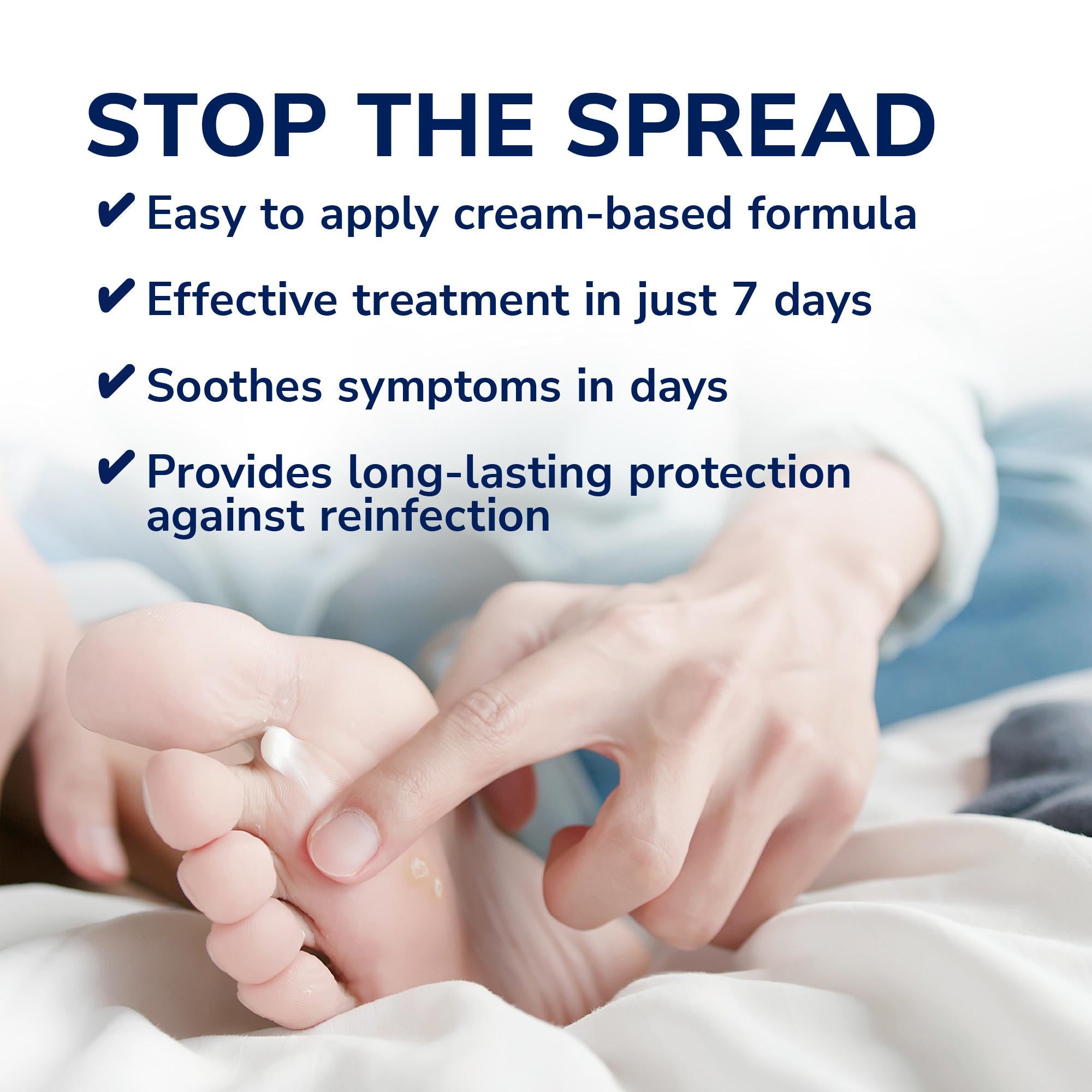 Scholl athlete's foot cream anti-fungal 15g, UK version