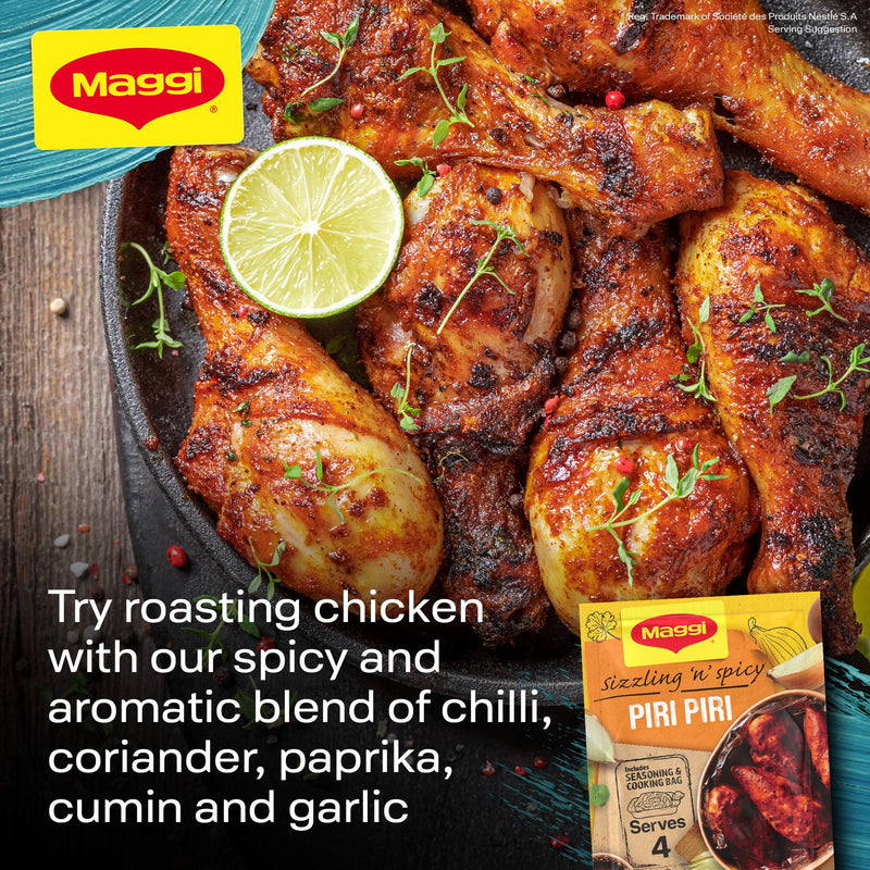 Maggi piri piri recipe mix 27g, imported from the UK
