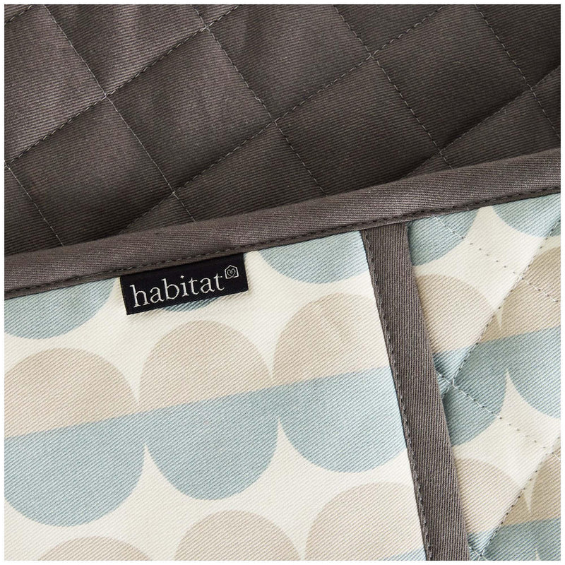 Habitat pack of 3 linear circles tea towels 66x46cm (British brand)