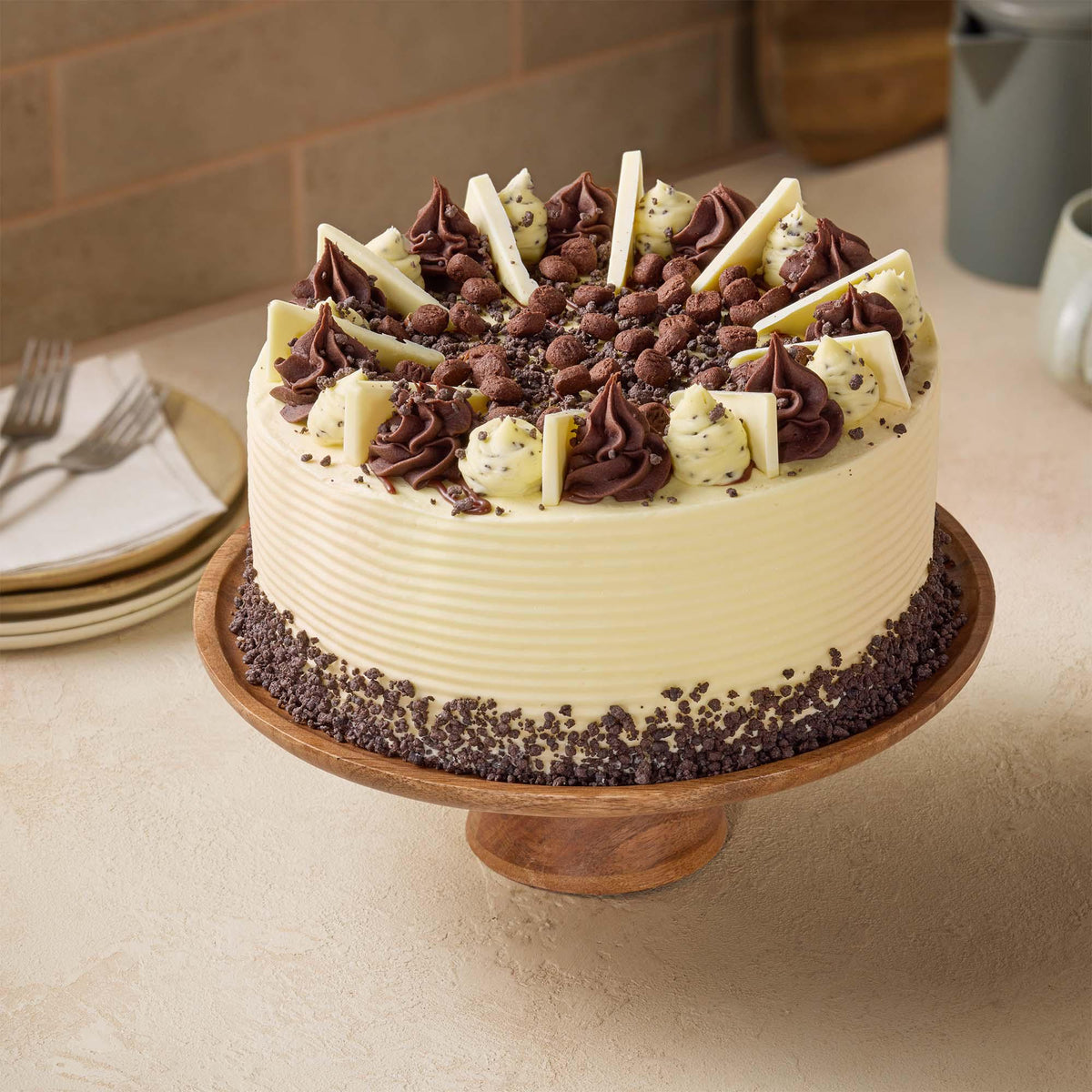 Sainsbury's cookies cream cake 3.37kg (British brand)