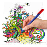 Staedtler Triplus pack of 10 fibre-tip pens in assorted colours - British product