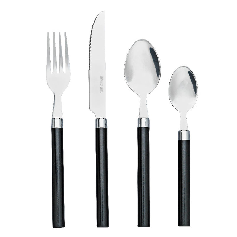 Sainsbury's Home Black Cutlery Set 16 Piece (British brand)