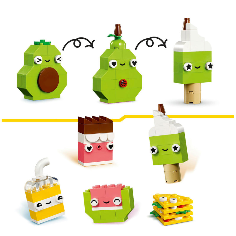 Creative Food-Themed Building Toy Set with 150 Pieces for Ages 4+