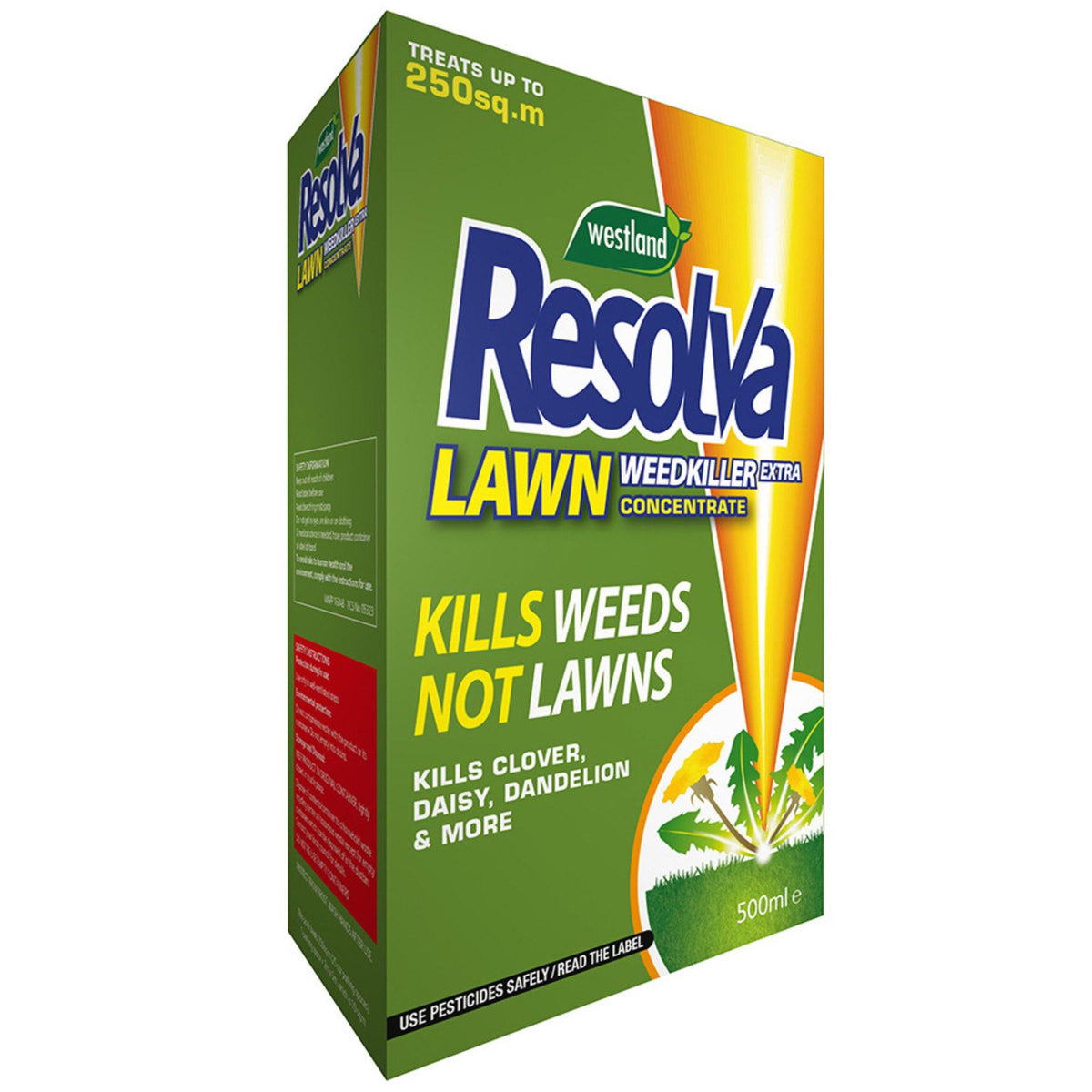 Resolva Lawn Weedkiller Extra Concentrate 500ml, imported from the UK