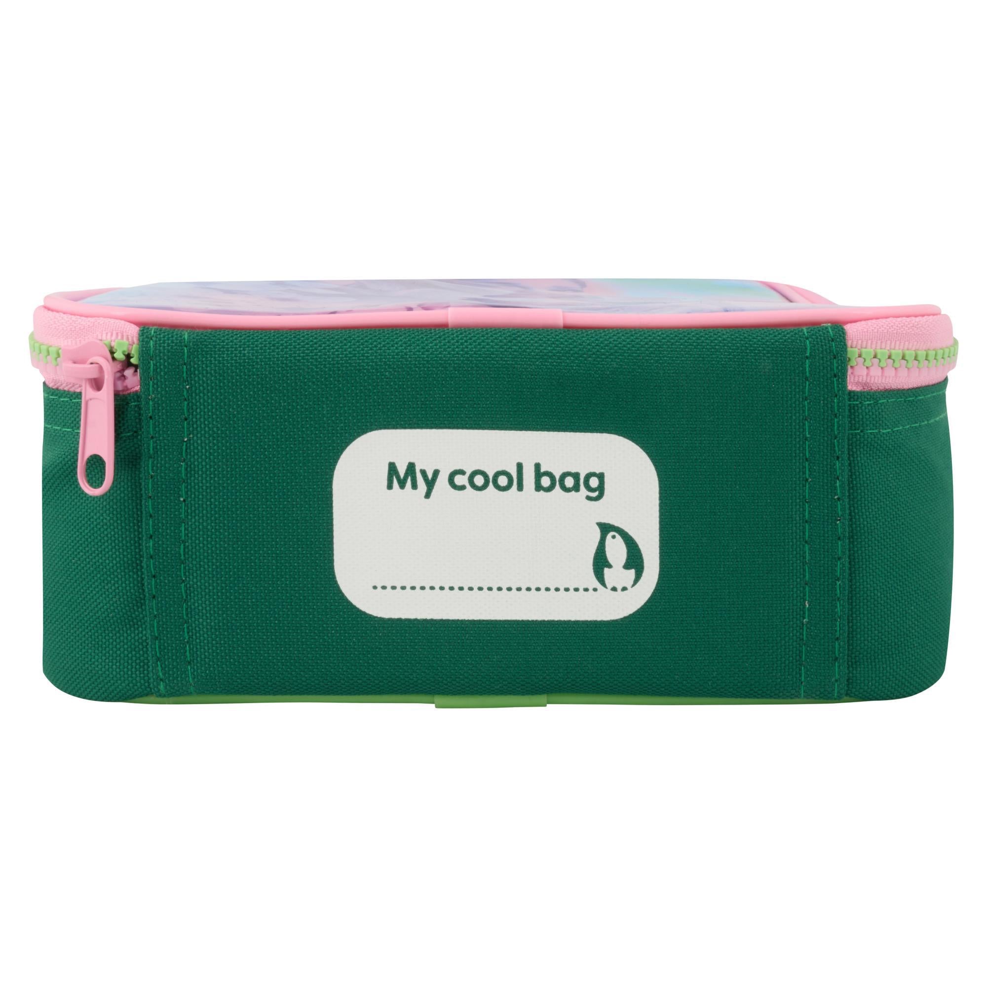 Reversible lunch bag with Wicked theme, insulated and food-safe lining (British brand)