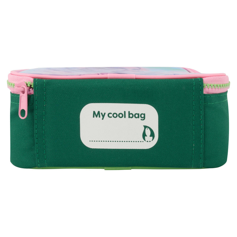 Reversible lunch bag with Wicked theme, insulated and food-safe lining (British brand)