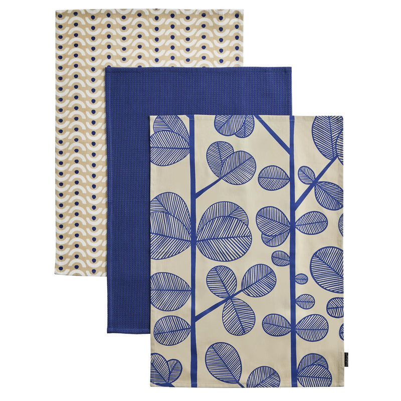 Habitat pack of 3 tea towels 46x66cm, UK version