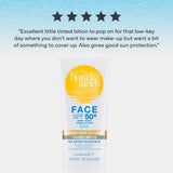 Bondi Sands face sunscreen SPF 50+ tinted matte 75ml (British brand)