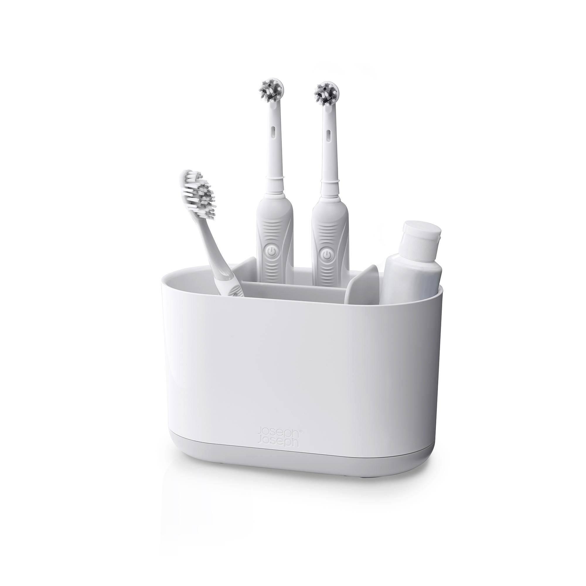 Joseph Joseph Duo Large Toothbrush Caddy White (British brand)