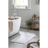 Habitat Cotton Deep Pile Bath Mat White 80x50cm, UK version