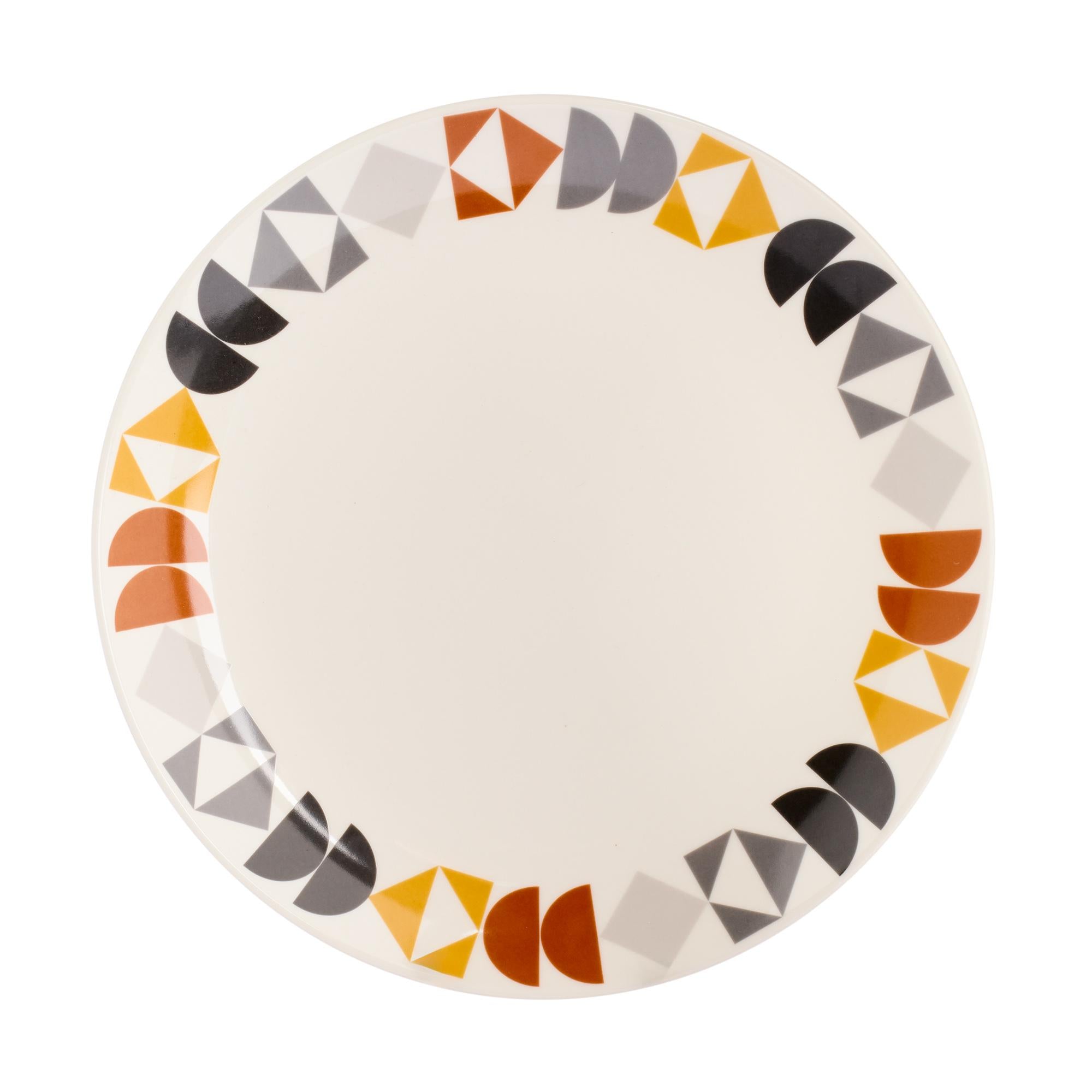 Sainsbury's Geo dinner plate 26.7cm stoneware, UK version