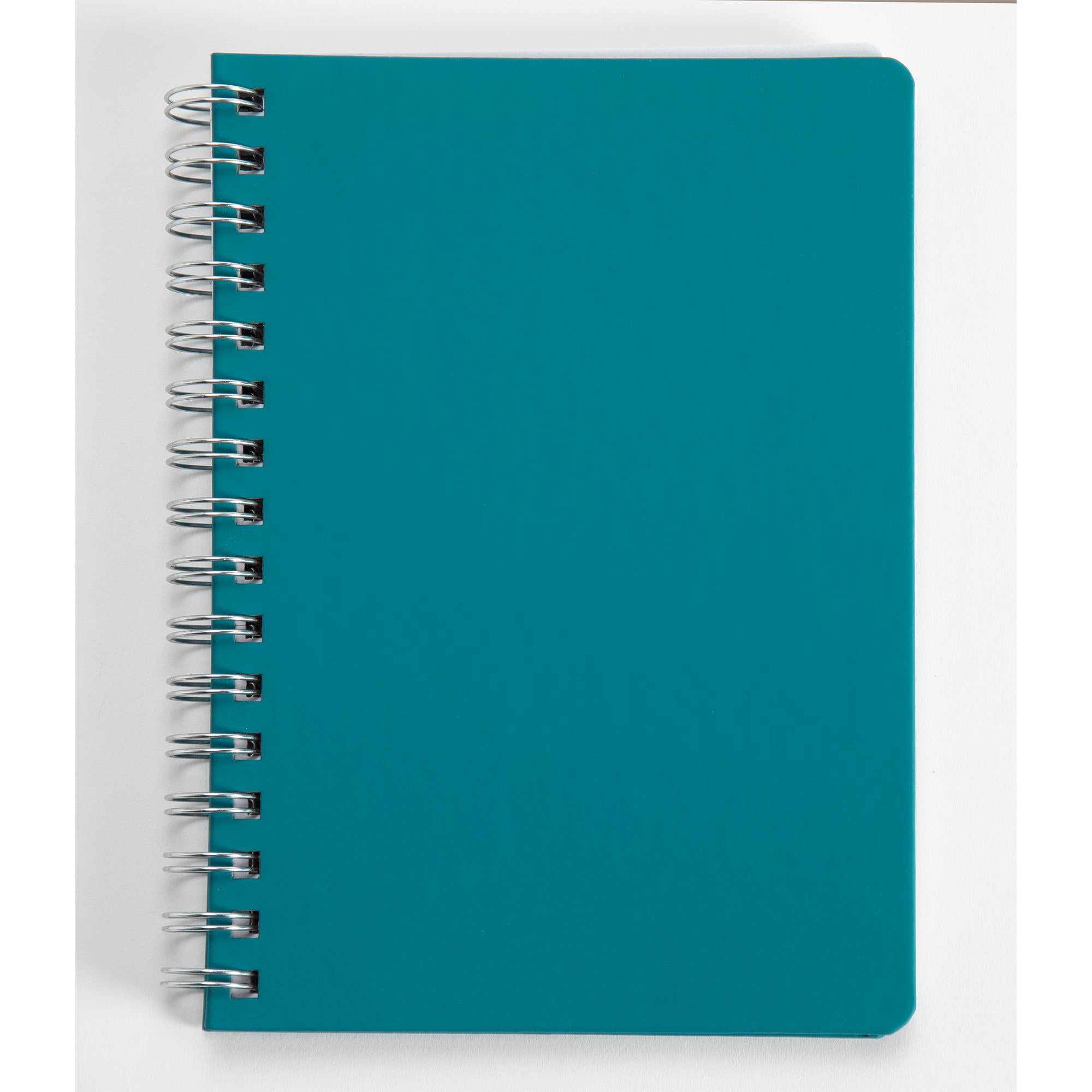 Sainsbury's Home Wiro Notebook Teal A5 GOODS Sainsburys   