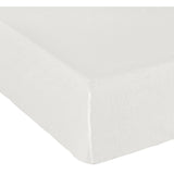 Habitat cotton rich plain fitted sheet cream, UK version