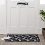 Sainsbury's Home grey short pile doormat 75x45cm (British brand)