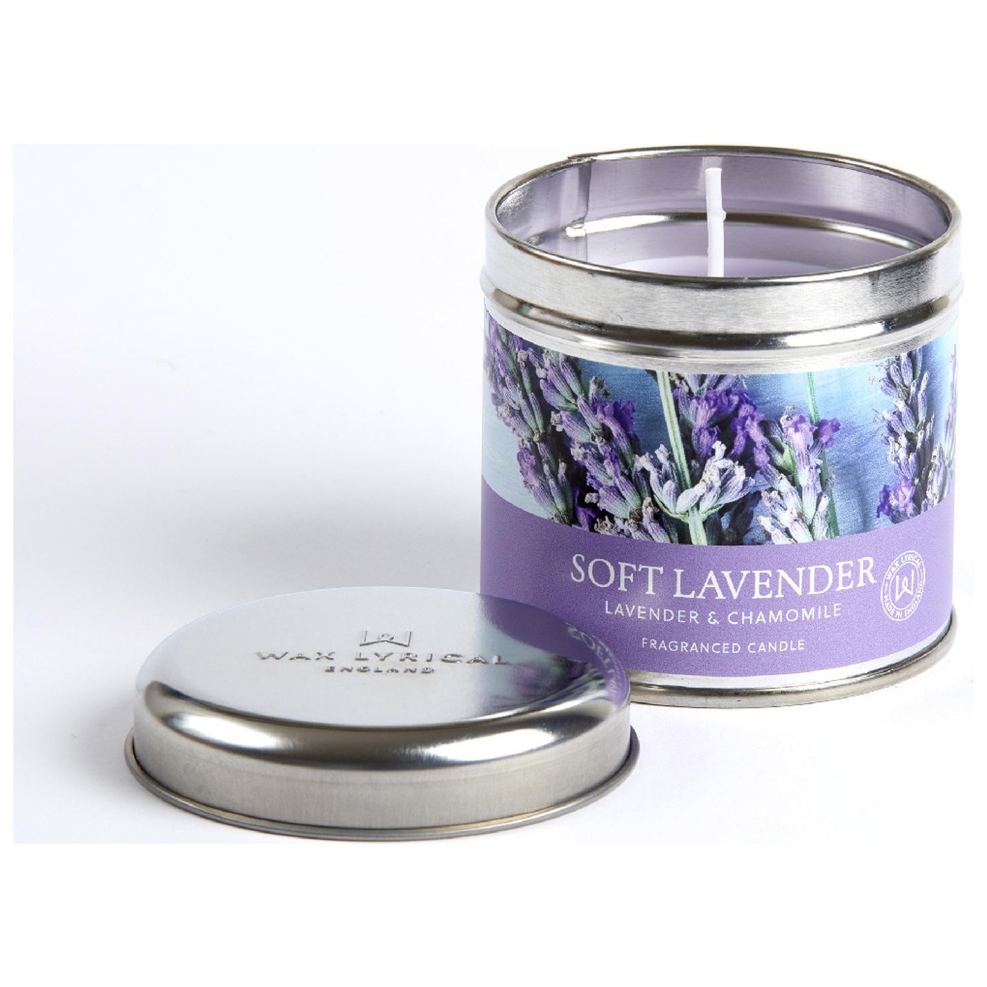 Wax Lyrical Small Scented Candle - Soft Lavender GOODS Sainsburys   