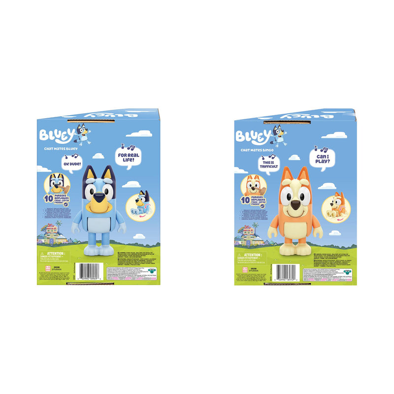 Bluey Chat Mates Bingo Figure 14cm, UK version