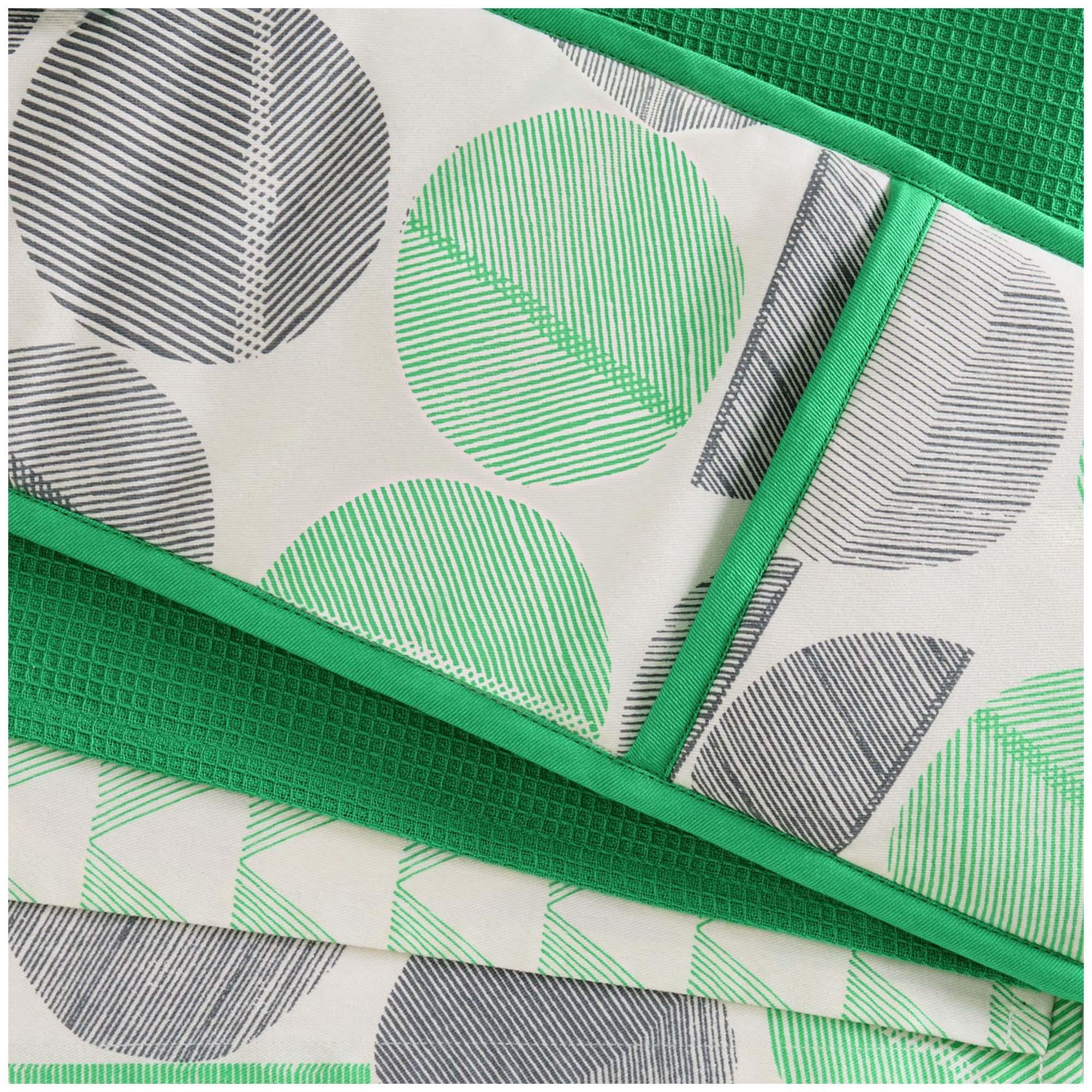 Habitat pack of 3 linear circles tea towels 66x46cm (British brand)
