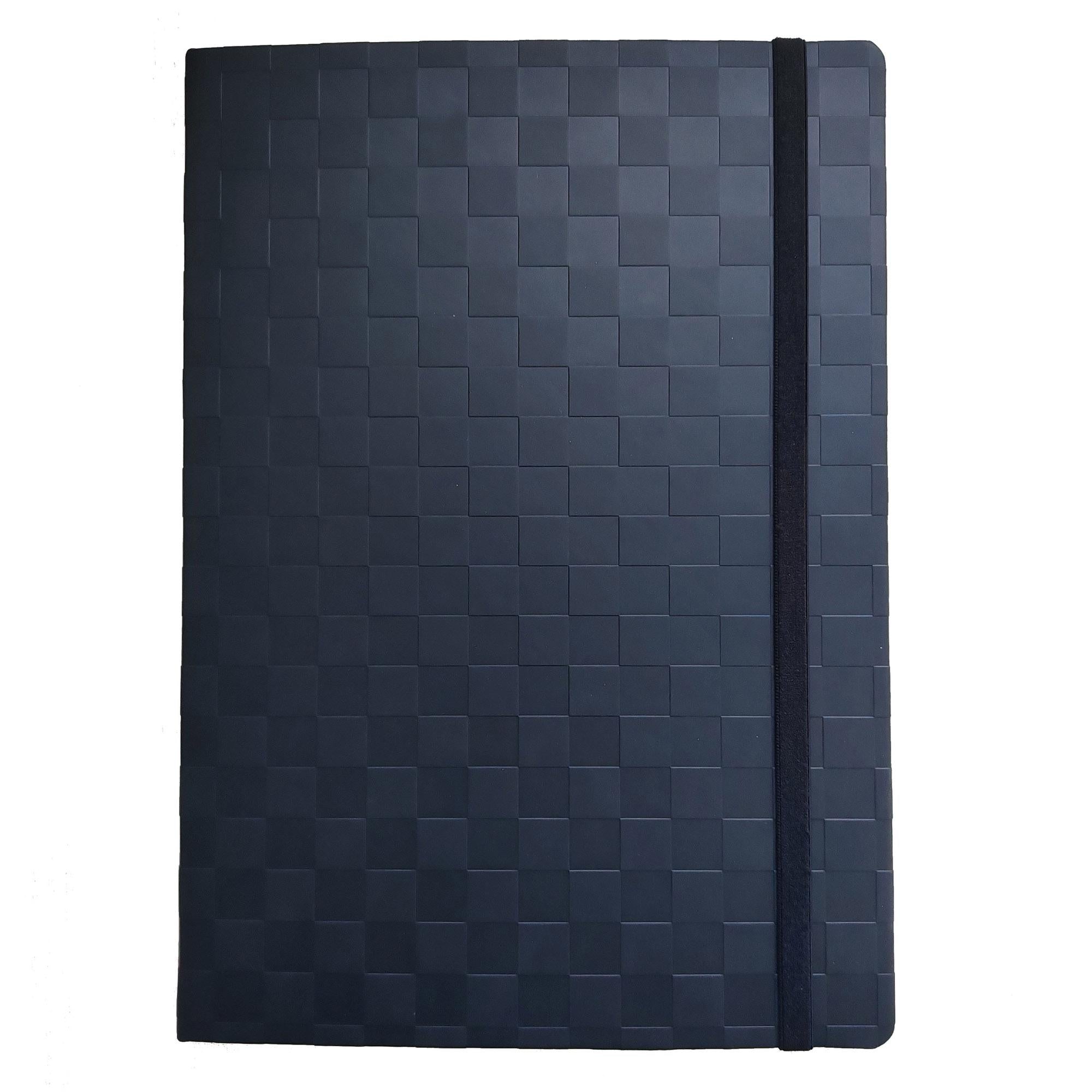Sainsbury's Home A4 PU notebook black cover - British product