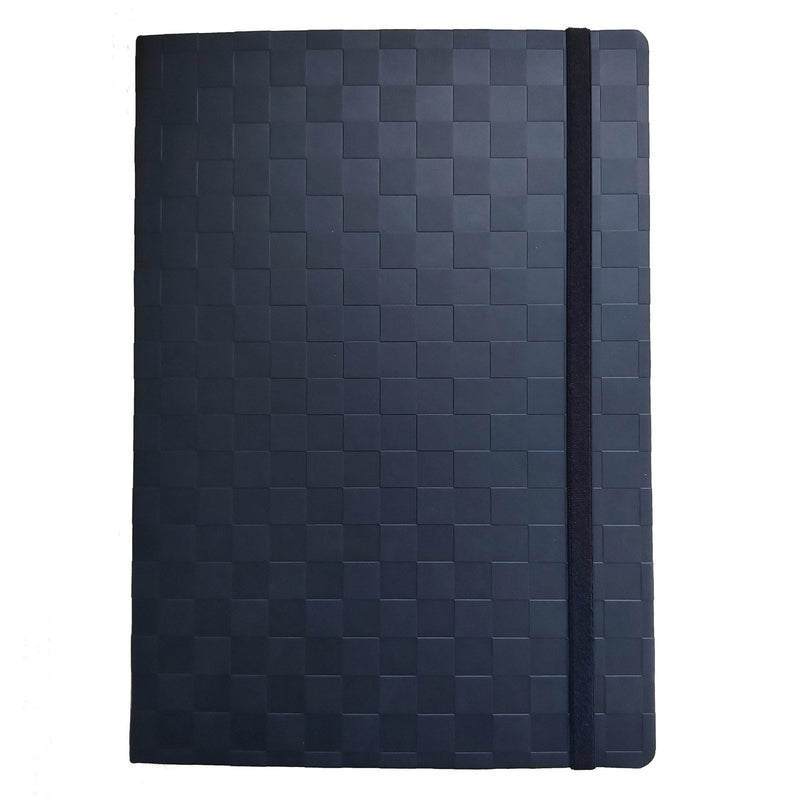 Sainsbury's Home A4 PU notebook black cover - British product