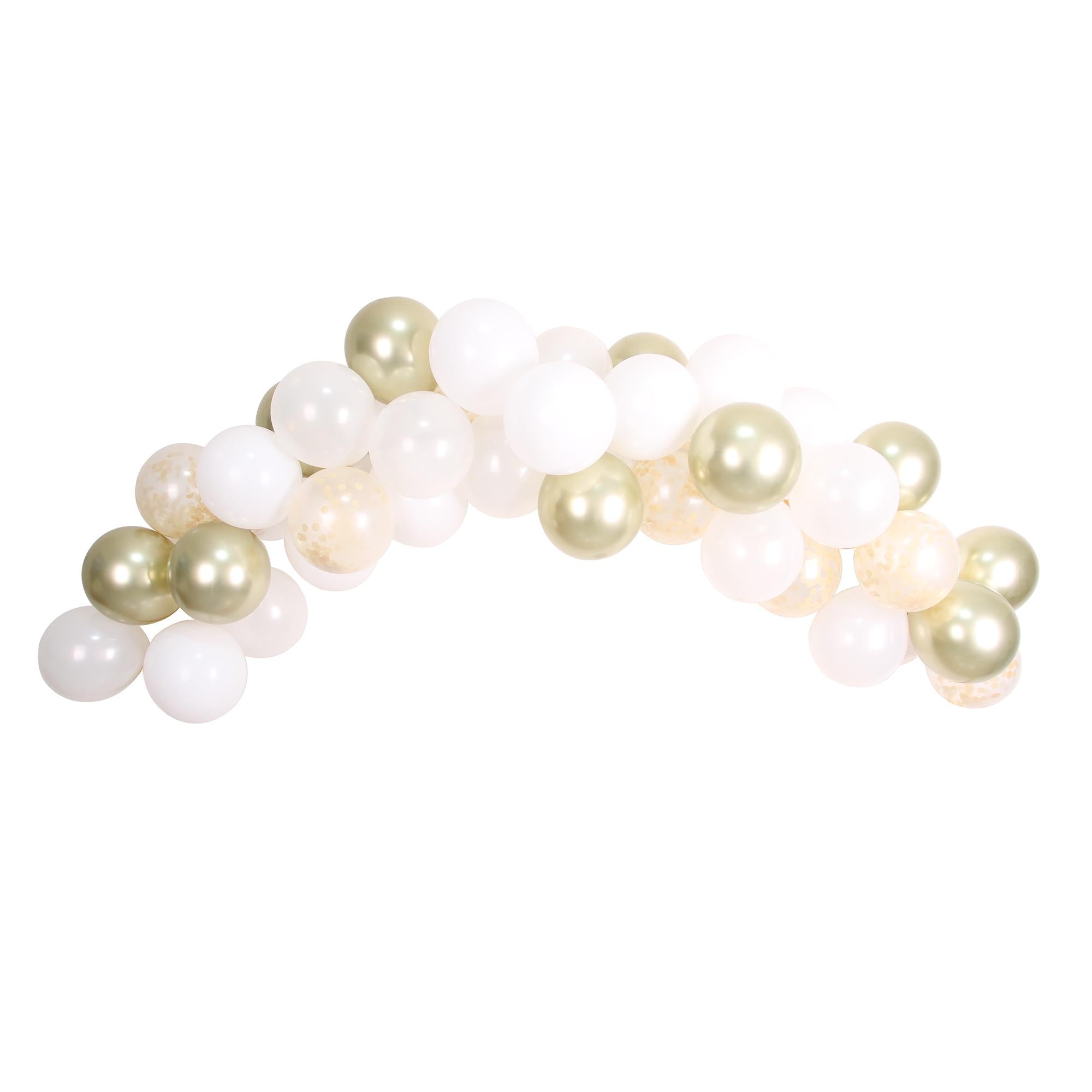 Sainsbury's Home white gold balloon arch kit pack of 50 (British brand)