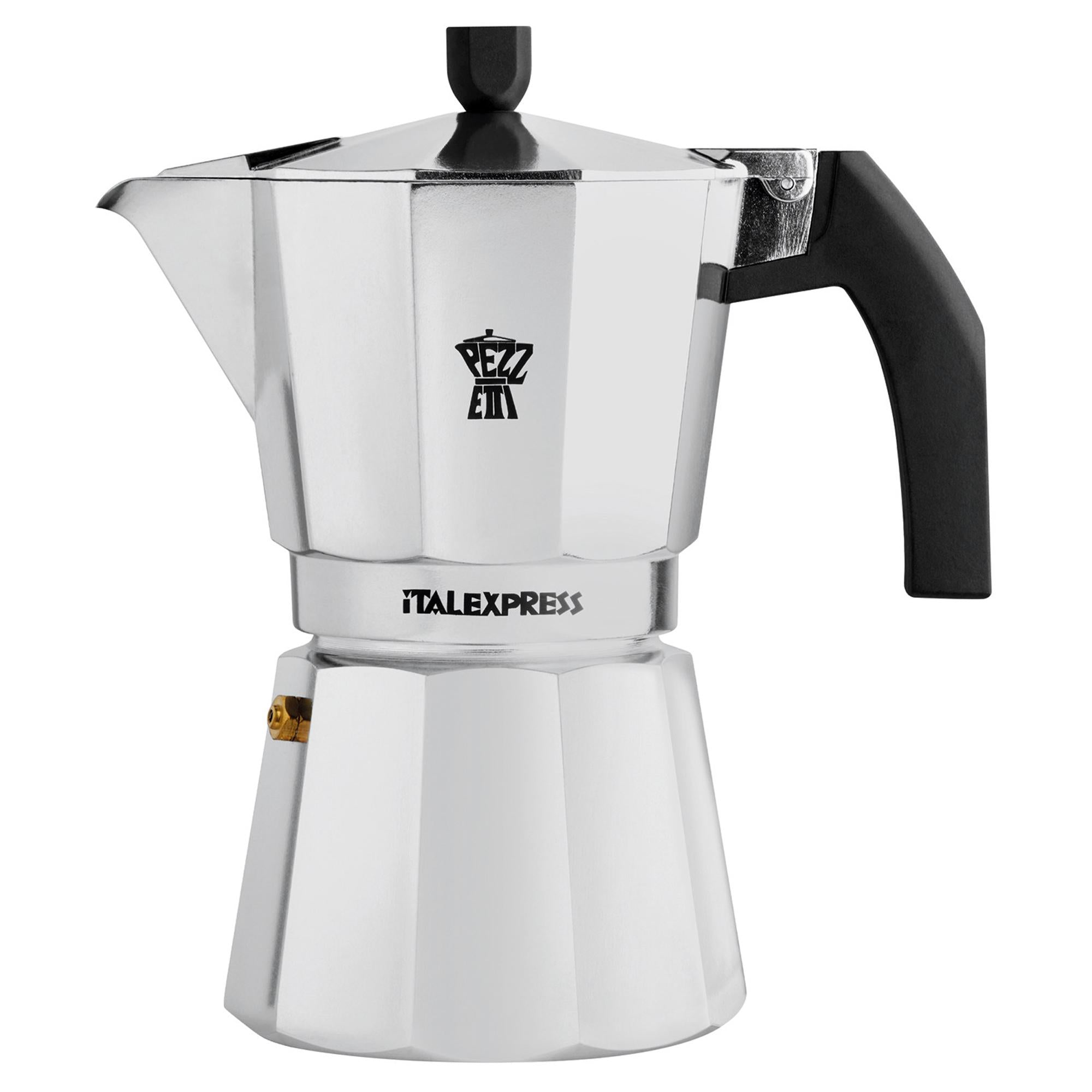 Pezzetti Italexpress aluminium coffee maker 6 cups (British brand)